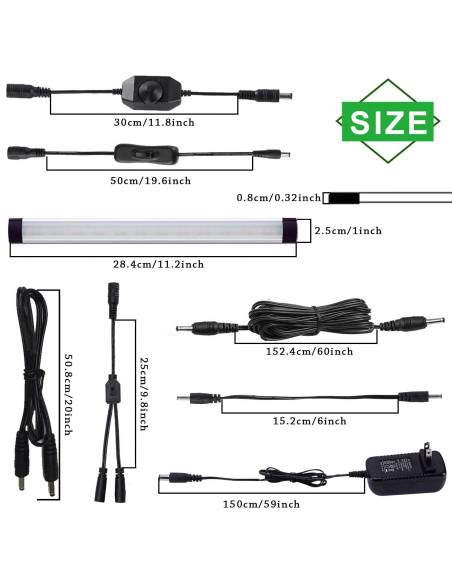 Kit de Iluminación LED AIBOO 6 Paneles 12V Regulable Blanco Día