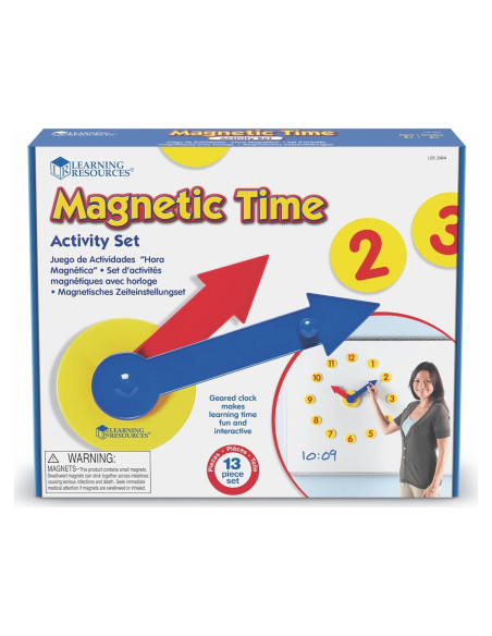 Juego de Actividades Magnéticas Learning Resources Reloj Gigante