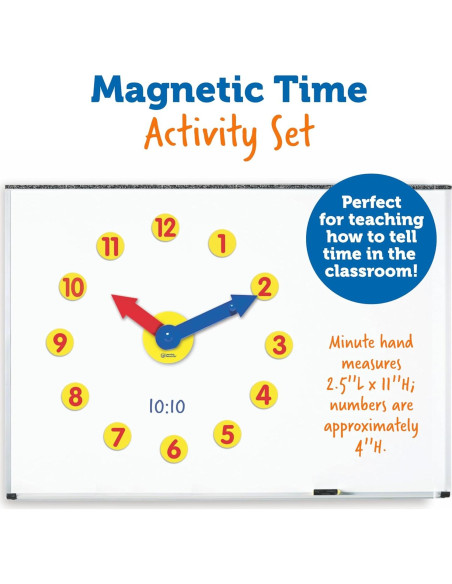 Juego de Actividades Magnéticas Learning Resources Reloj Gigante