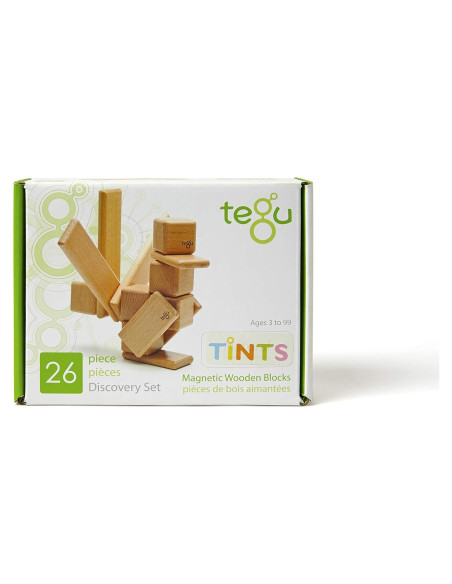 Juego de Bloques Magnéticos Tegu 26 Piezas para Niños 0+