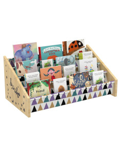 Estantería infantil de madera Kjlwb 4 niveles 72.9x31.8 cm