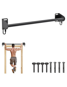 Barra de Dominadas Montada en Pared SELEWARE 200 kg