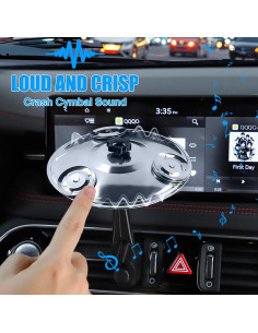 Parcho Mejorado Platillo de Ventilación para Auto Plata 2