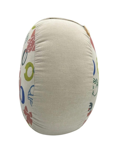 Cojín Zafu para Meditación Zen Momoten Beige 28 cm Kapok