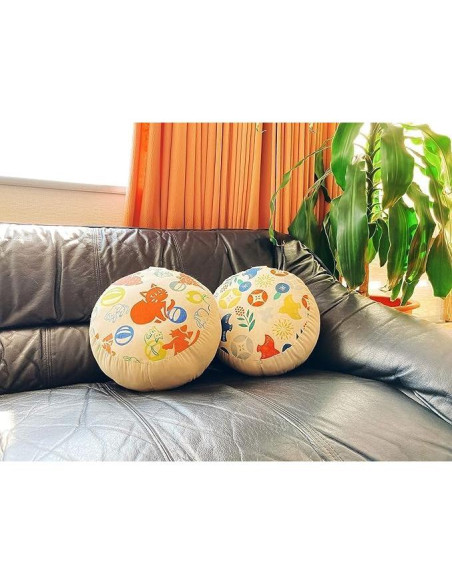 Cojín Zafu para Meditación Zen Momoten Beige 28 cm Kapok