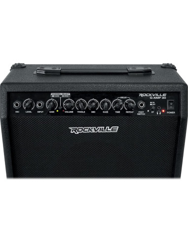 Amplificador Combo de Guitarra Rockville G-AMP 30 Bluetooth 30W