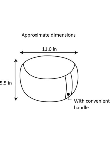 Cojín Zafu para Meditación Zen Momoten Beige 28 cm Kapok
