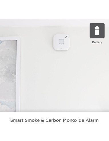 Alarma Inteligente de Humo y CO Primera Alerta SC5 Batería