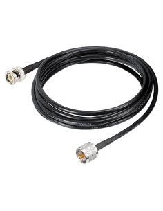 Cable Adaptador Antena UHF PL259 a BNC 3.05m Eightwood