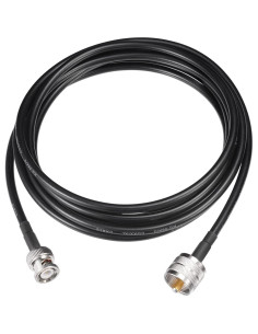 Cable Adaptador Antena UHF PL259 a BNC 3.05m Eightwood 2