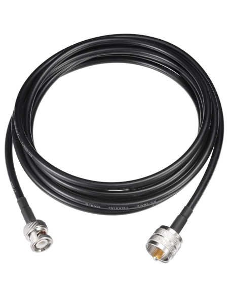 Cable Adaptador Antena UHF PL259 a BNC 3.05m Eightwood