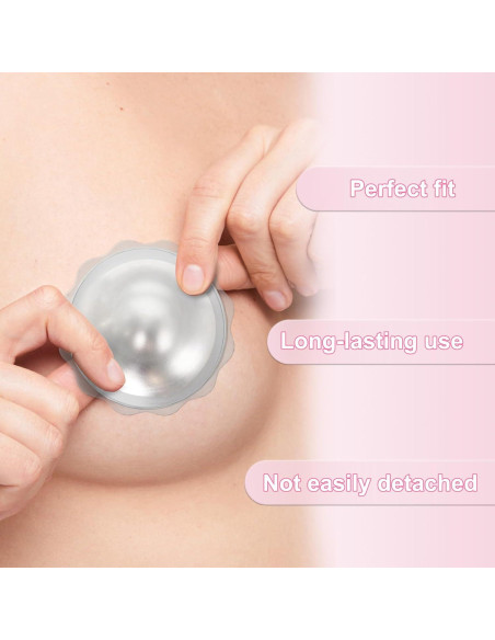 Anillos de Silicona Médica Barely-There para Lactancia 2pcs