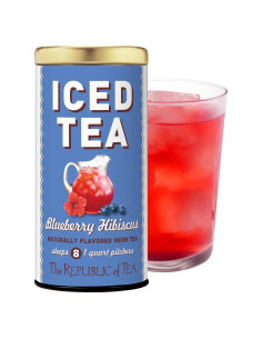 Té Helado de Hibisco y Arándano La República del Té - 8 Bolsitas