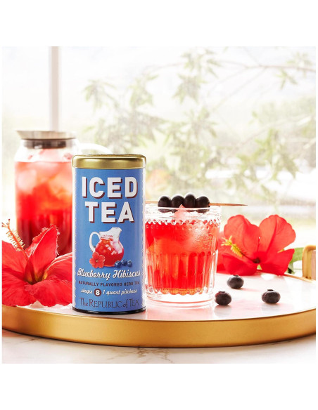 Té Helado de Hibisco y Arándano La República del Té - 8 Bolsitas