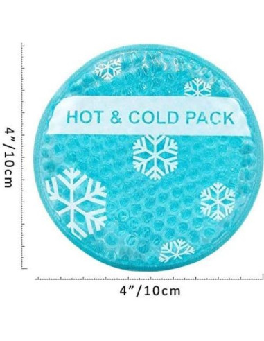 Paquete Frío Caliente OLESILK 6 Piezas Gel Reutilizable 10.16 cm