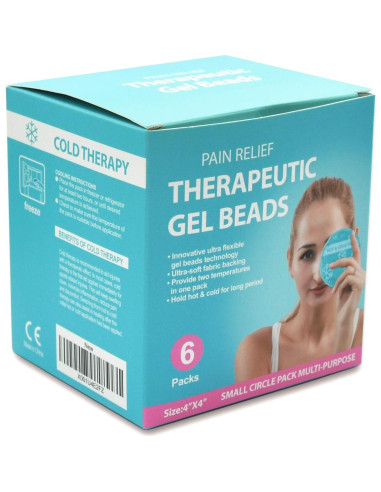 Paquete Frío Caliente OLESILK 6 Piezas Gel Reutilizable 10.16 cm