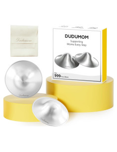 Copas de Lactancia de Plata 999 Dudumom - Protectores de Pezón