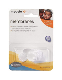 Membranas de Repuesto Medela 6 Unidades Sin BPA para Extractores 2