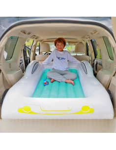 Cama de Viaje Inflable KINMAC para Niños Pequeños Verde 2