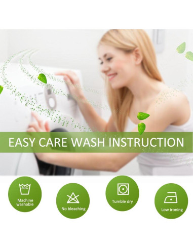 Cortinas Opacas NICETOWN 34x80 cm, Juego de 2, Aislantes