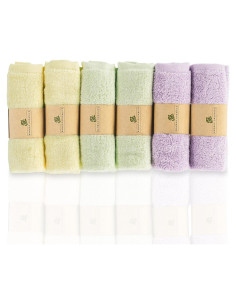 Paños de Lavado 100% Rayón de Bambú Bamboo Organics - 6 Unidades