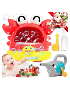 Juguete de Baño Cangrejo Yingbei con Máquina de Burbujas