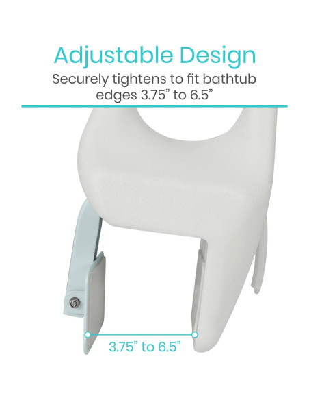 Barandilla de Bañera Vive - Soporte de Seguridad Ajustable 136kg