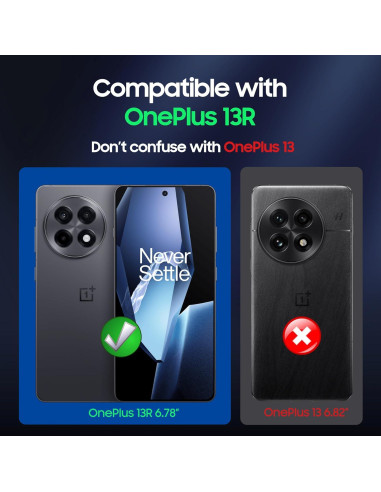 Funda Magnética OnePlus 13R - Grado Militar, Negra, Compatible MagSafe