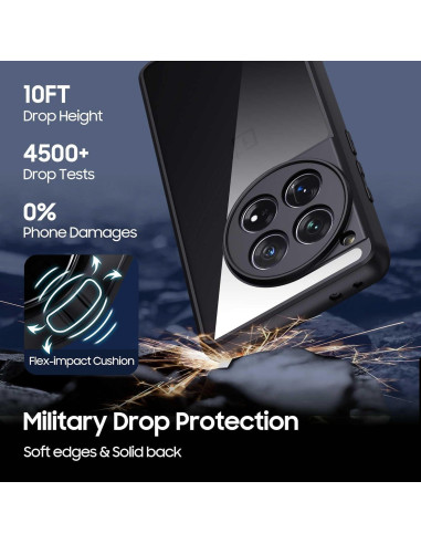 Funda Bumper Antiamarillenta OnePlus 12R - Delgado y Ligero