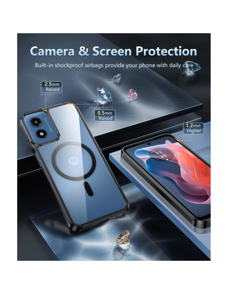 Funda FNTCASE para Motorola Moto G Play 2024 - Protección Militar