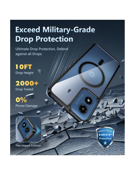 Funda FNTCASE para Motorola Moto G Play 2024 - Protección Militar