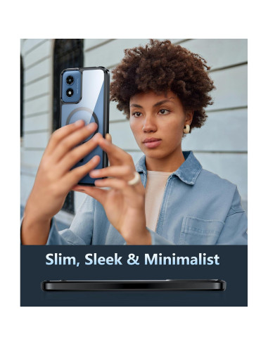 Funda FNTCASE para Motorola Moto G Play 2024 - Protección Militar