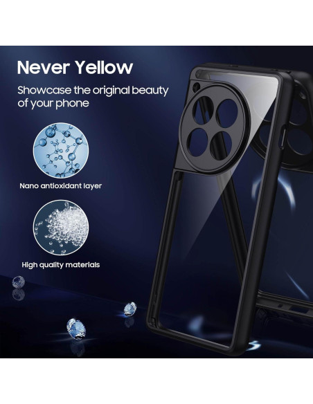 Funda Bumper Antiamarillenta OnePlus 12R - Delgado y Ligero