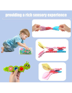 Juguetes Sensoriales Fidget Popper Iceacrin 7 Pcs para Niños 2