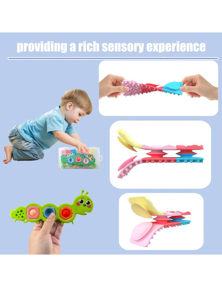 Juguetes Sensoriales Fidget Popper Iceacrin 7 Pcs para Niños
