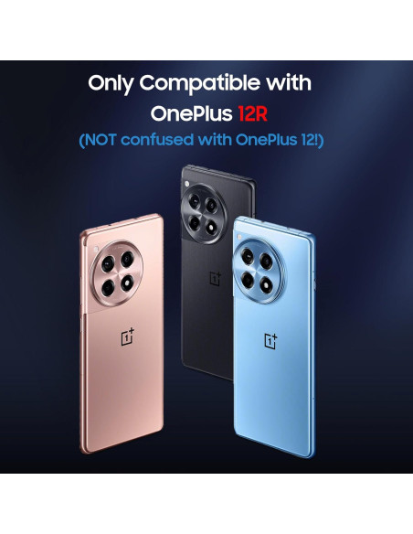 Funda Bumper Antiamarillenta OnePlus 12R - Delgado y Ligero