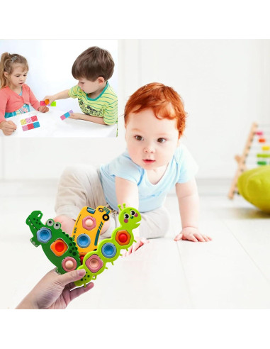 Juguetes Sensoriales Fidget Popper Iceacrin 7 Pcs para Niños