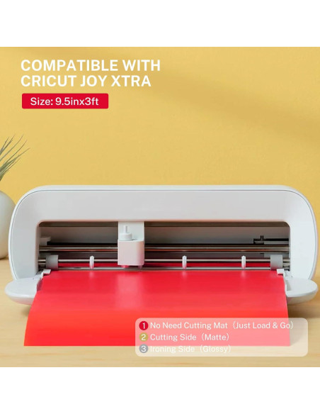 Vinilo Termoadhesivo HAWERSI 24.13x91.44cm 5 Colores para Cricut