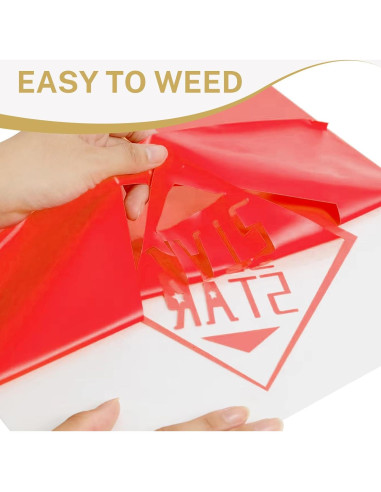 Vinilo Termoadhesivo HAWERSI 24.13x91.44cm 5 Colores para Cricut