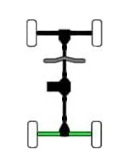 Eje CV Trasero Monster Axles 705502154 para Can-Am X3