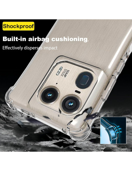 Funda TPU Transparente USTIYA para Motorola Moto Edge 50 Ultra Funda TPU Transparente USTIYA para Motorola Moto Edge 50 Ultra