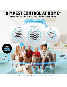 Repelente de Plagas Ultrasónico Bell+Howell 6 Pk Seguro para Mascotas 2