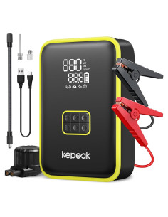 Arrancador de Coche KEPEAK SD02 con Compresor 4000A 12V