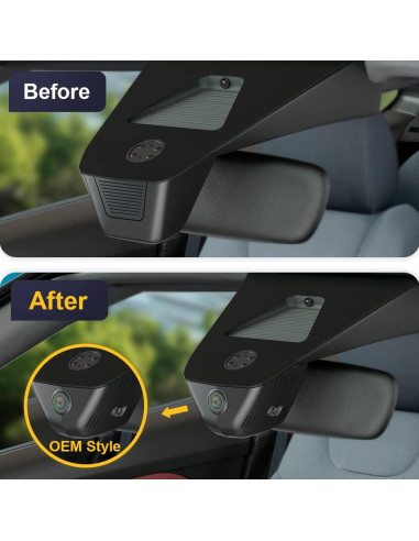 Cámara de Salpicadero Fitcamx 4K Delantera + 1080P Trasera para Honda HR-V 2023-2025