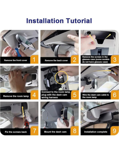 Cámara de Salpicadero Fitcamx 4K Delantera + 1080P Trasera para Honda HR-V 2023-2025