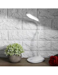 Lámpara de Mesa LED Regulable Hongzer con Carga USB 350Lux 2