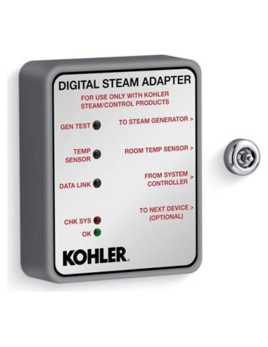 Adaptador de Vapor Digital Kohler Invigoration - Cromo Pulido