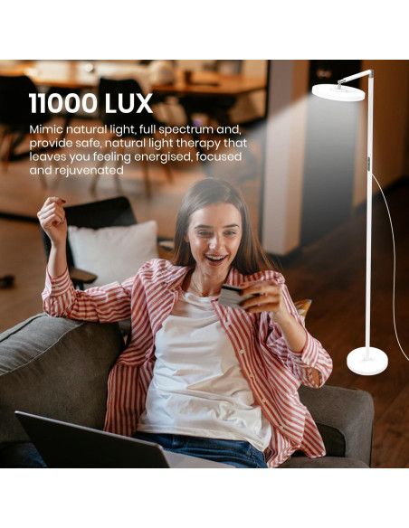 Lámpara de Pie TVTVW 11000 Lux 5 Temperaturas de Color