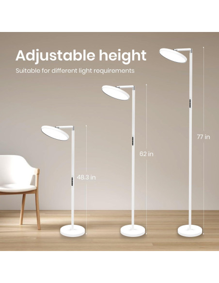 Lámpara de Pie TVTVW 11000 Lux 5 Temperaturas de Color