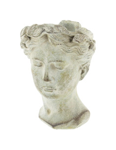 Macetero de Cemento Estilo Griego Romano Distinctive Designs 23cm